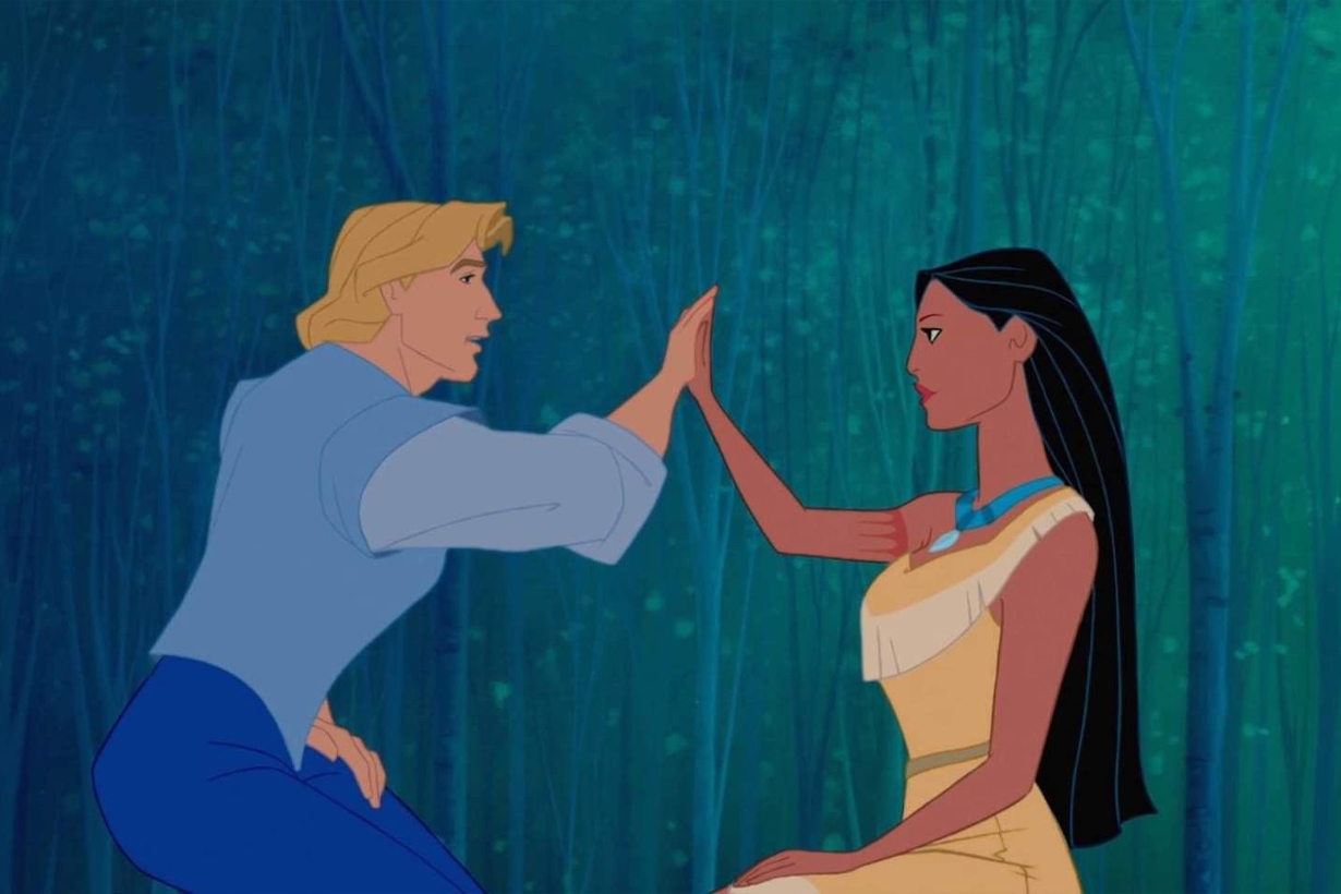 Pocahontas Disney Princesses Fairy Tales Disney Cartoon Disney Movies John Smith Color of the Wind 