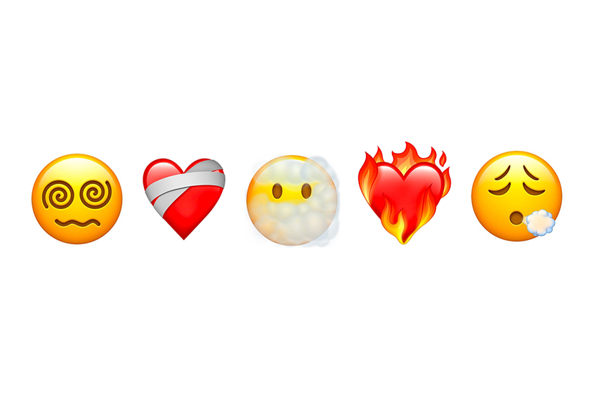 又有 Emoji 可以用了！Apple 帶來「受傷的心、嘆氣、暈眩」等 10+ 新表情符號！