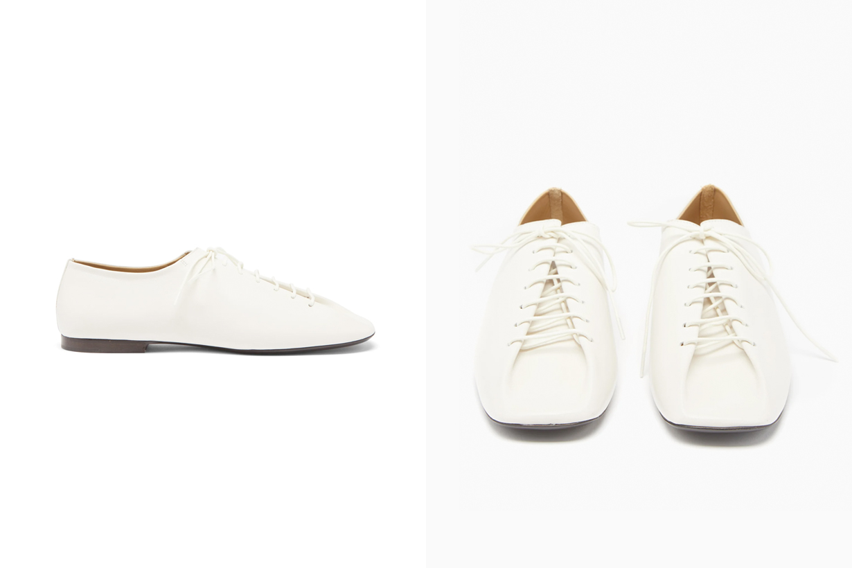 lemaire derby shoes white summer perfect minimal simple where buy