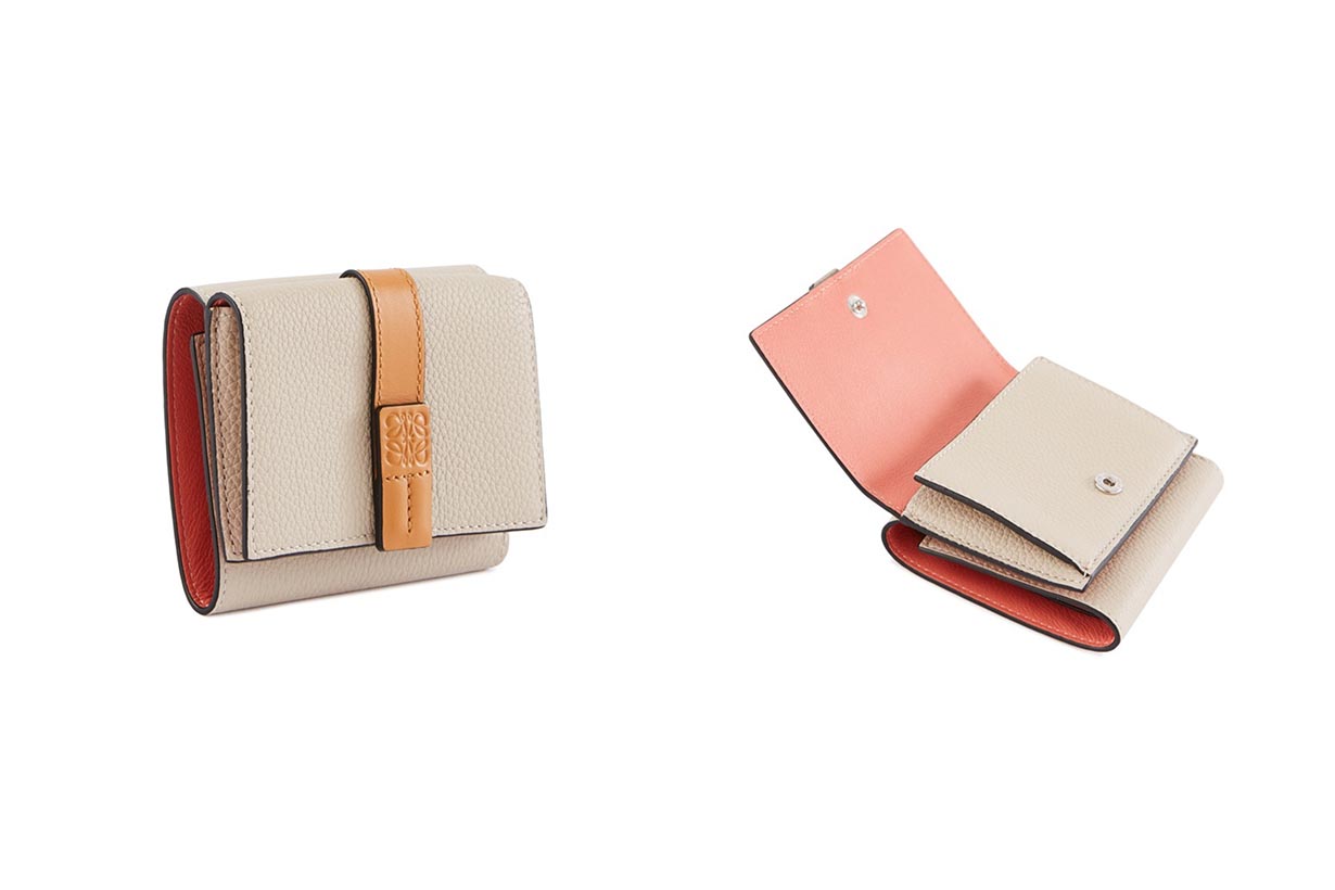 Loewe Trifold wallet in soft grained calfskin new color