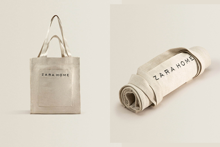 Zara Home Japan 2 way Tote Bag