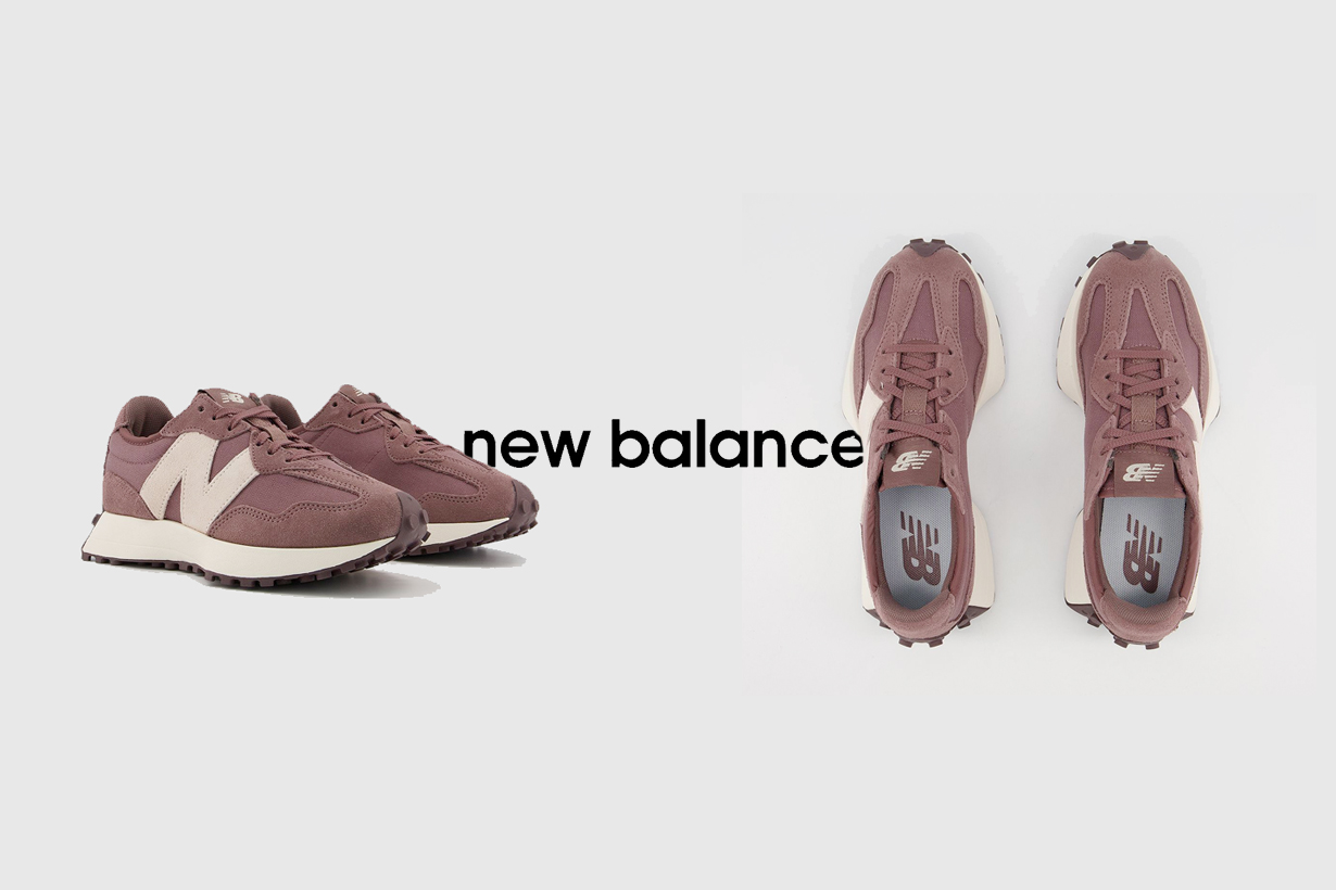低調質感：New Balance 327 新配色，不怕撞款的煙燻粉！