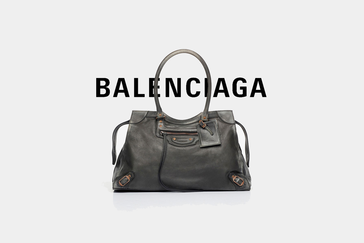 生鏽了更好看？Balenciaga 的新款「舊手袋」機車包！