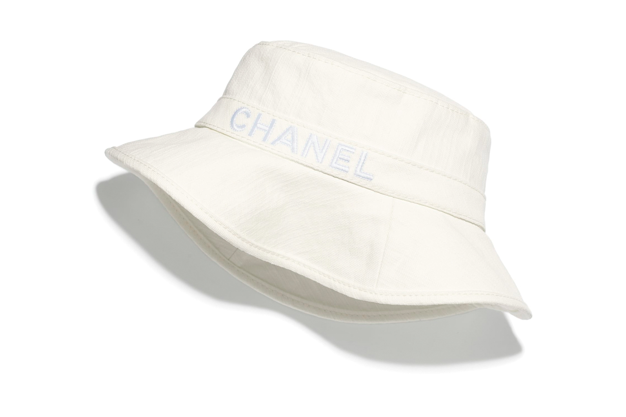 chanel 2021 ss bucket hat pink blue white where buy