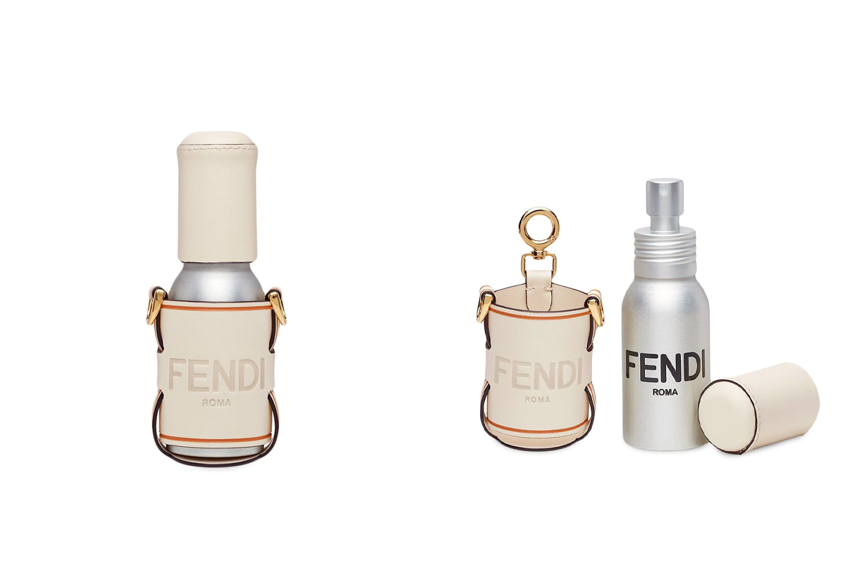 Fendi logo-print hand sanitizer holder Covid-19 pandemic hygiene products 