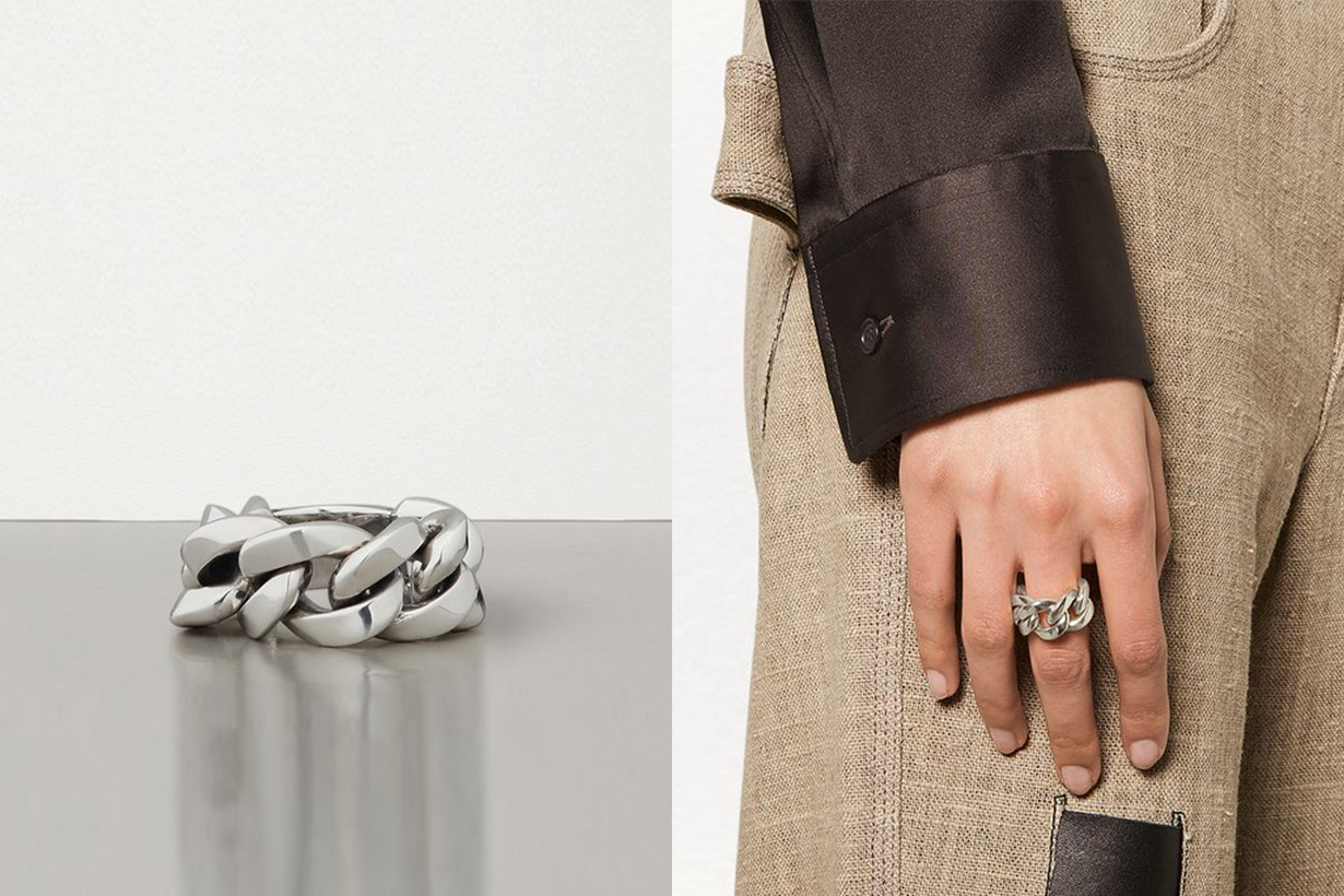Bottega Veneta silver rings accessories 