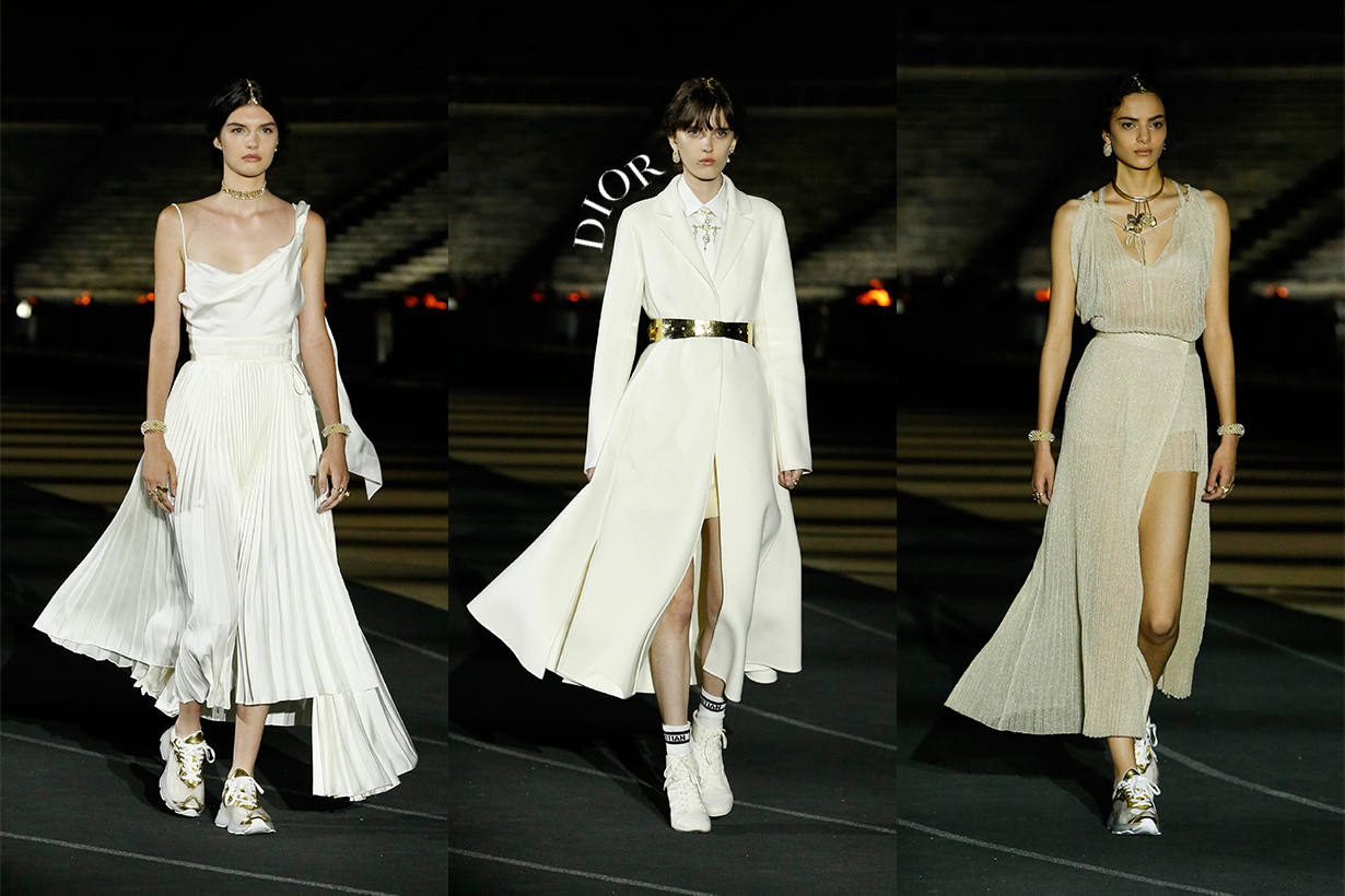 讓希臘女神穿上了波鞋：2022 早春系列 Dior 的優雅，又自由又迷人
