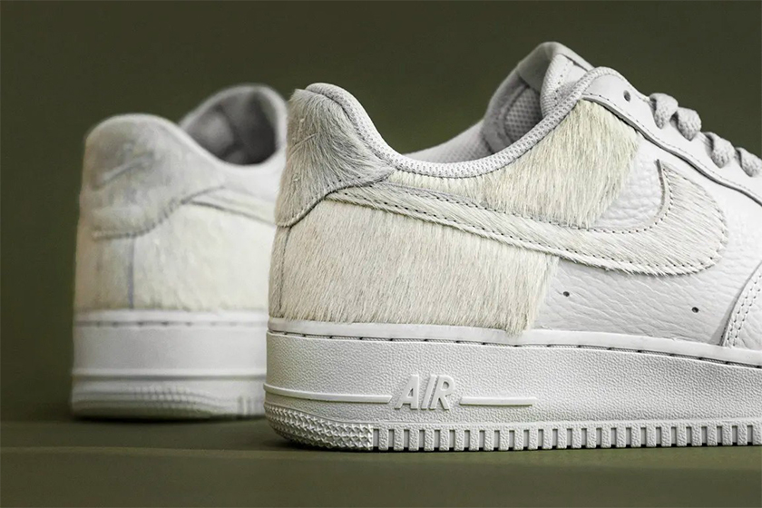 Nike Air Force 1 Pony Hair photon White Sneakers