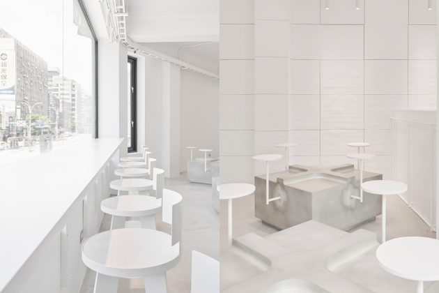 cafe!n taipei Minquan flagship cafe all white opening instagram