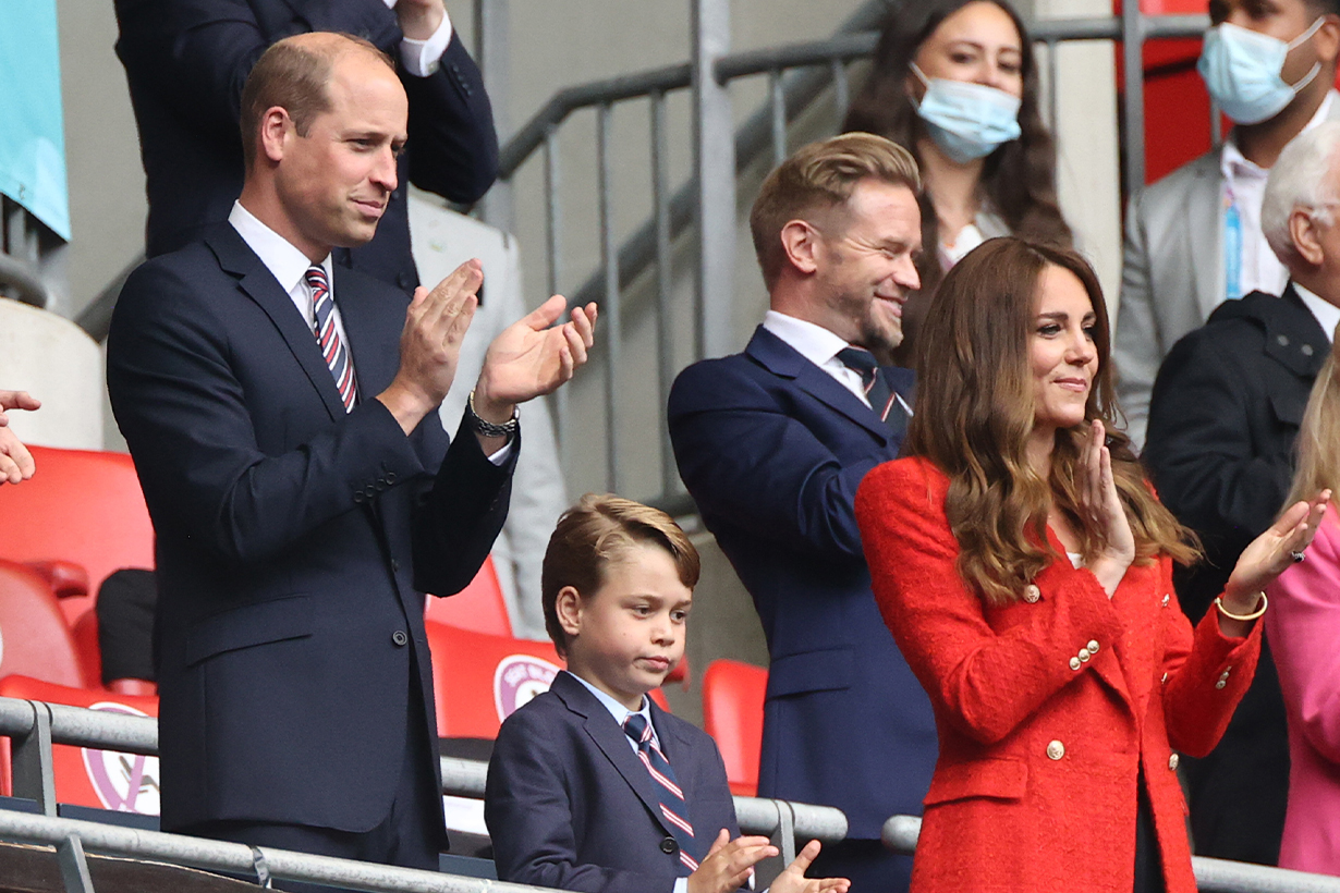 Prince George Prince William Kate Middleton UEFA European Football Championship British Royal Family Haters criticized 