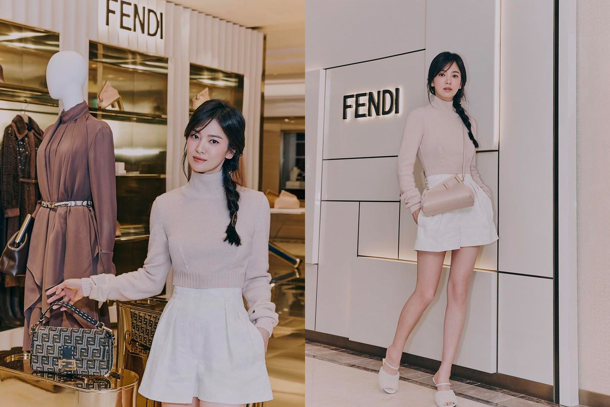 song hye kyo Fendi 2021 fw hairpin accessories