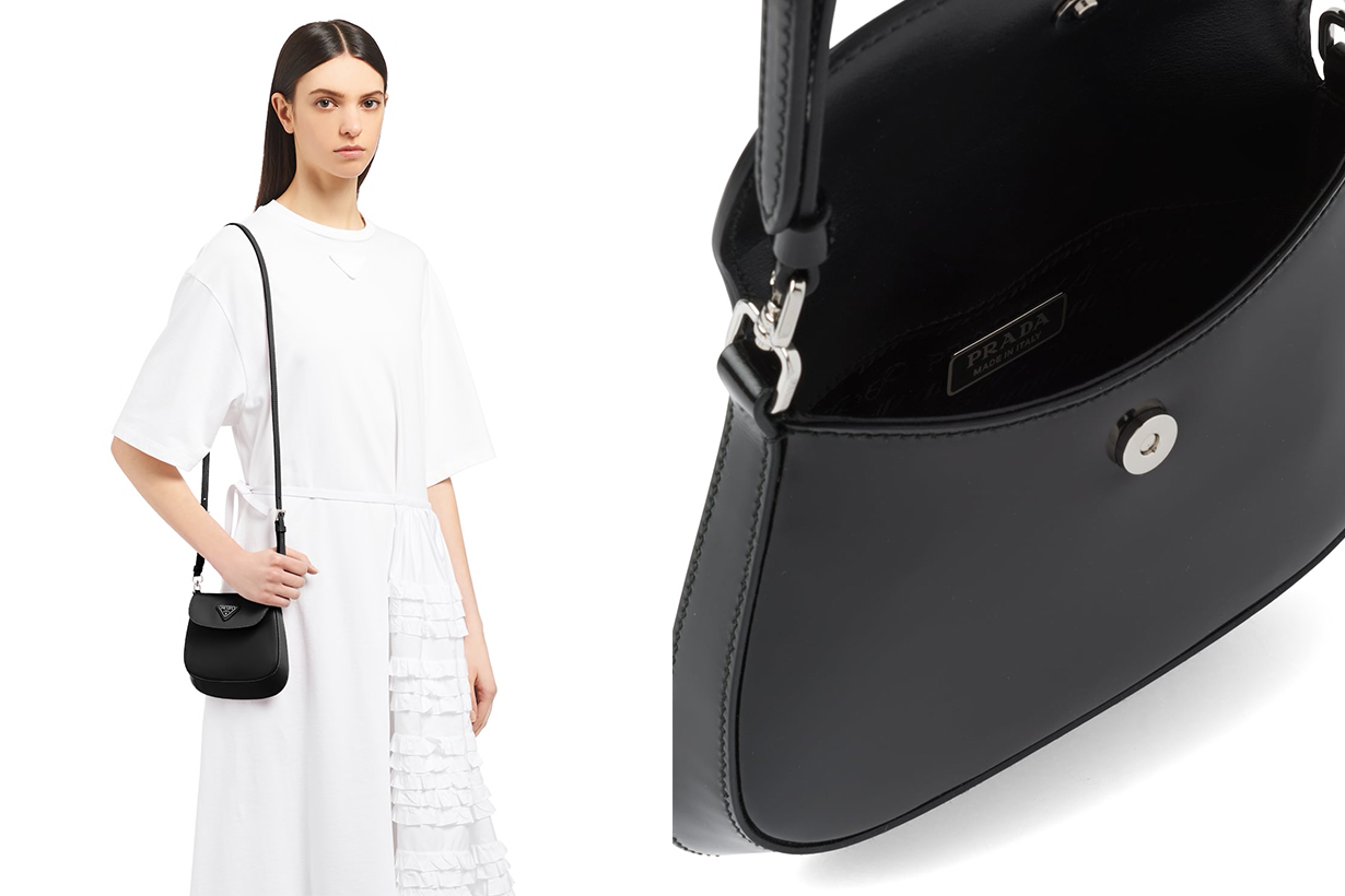 Prada mini Cleo Bag Miuccia Prada handbags 2021ss
