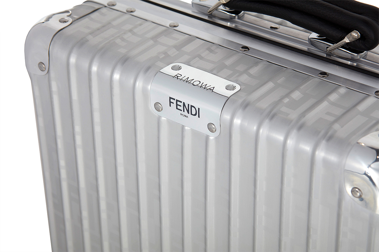 Fendi x Rimowa collaboration classic cabin suitcase luggage