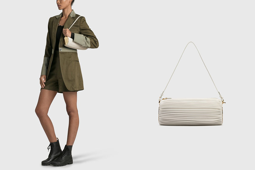 White Handbags Outfit Idea Loewe Jil Sander Burberry Prada