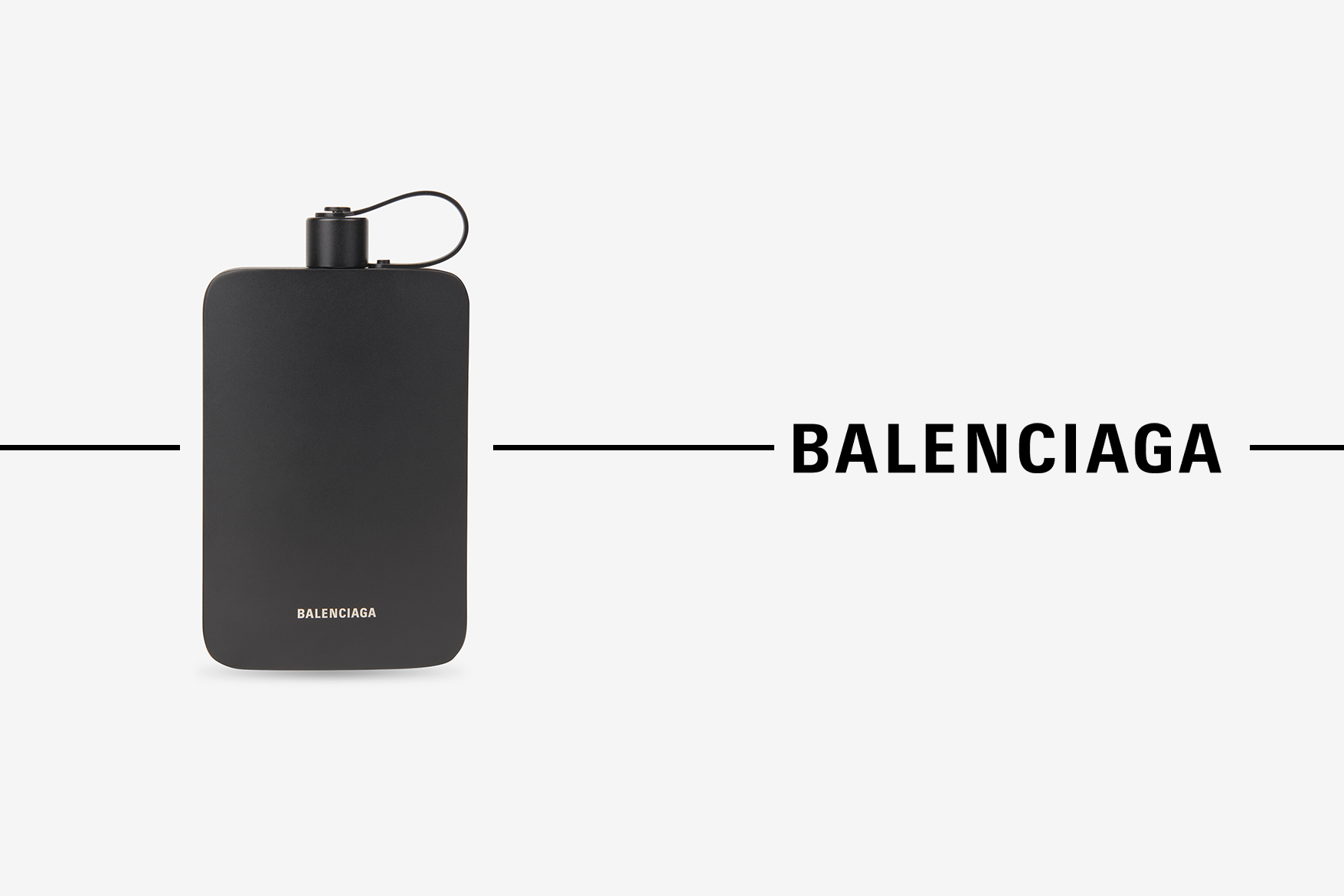 未上架就引起討論！Balenciaga 的這款全黑水瓶令喝水也變得時尚