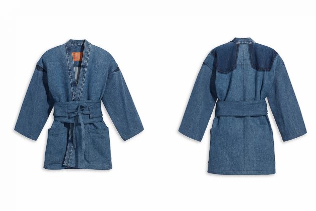 levi's osaka naomi denim kimono shorts limited collab 2021 fruition where buy