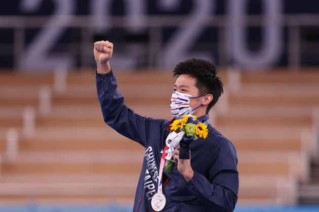 Taiwan gymnastics Lee Chih-kai won 2020 Tokyo Olympic Game Pommel horse silver medal
