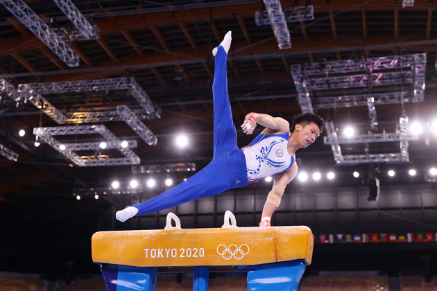 Taiwan gymnastics Lee Chih-kai won 2020 Tokyo Olympic Game Pommel horse silver medal04