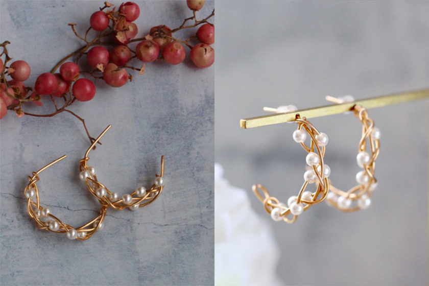 Pinkoi Pearl Miashi stella-jewelry ui temtemdesign ETERNA earrings