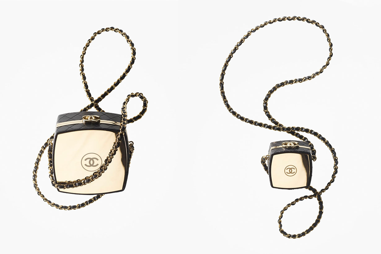 chanel 2021fw handbags clutch with chain