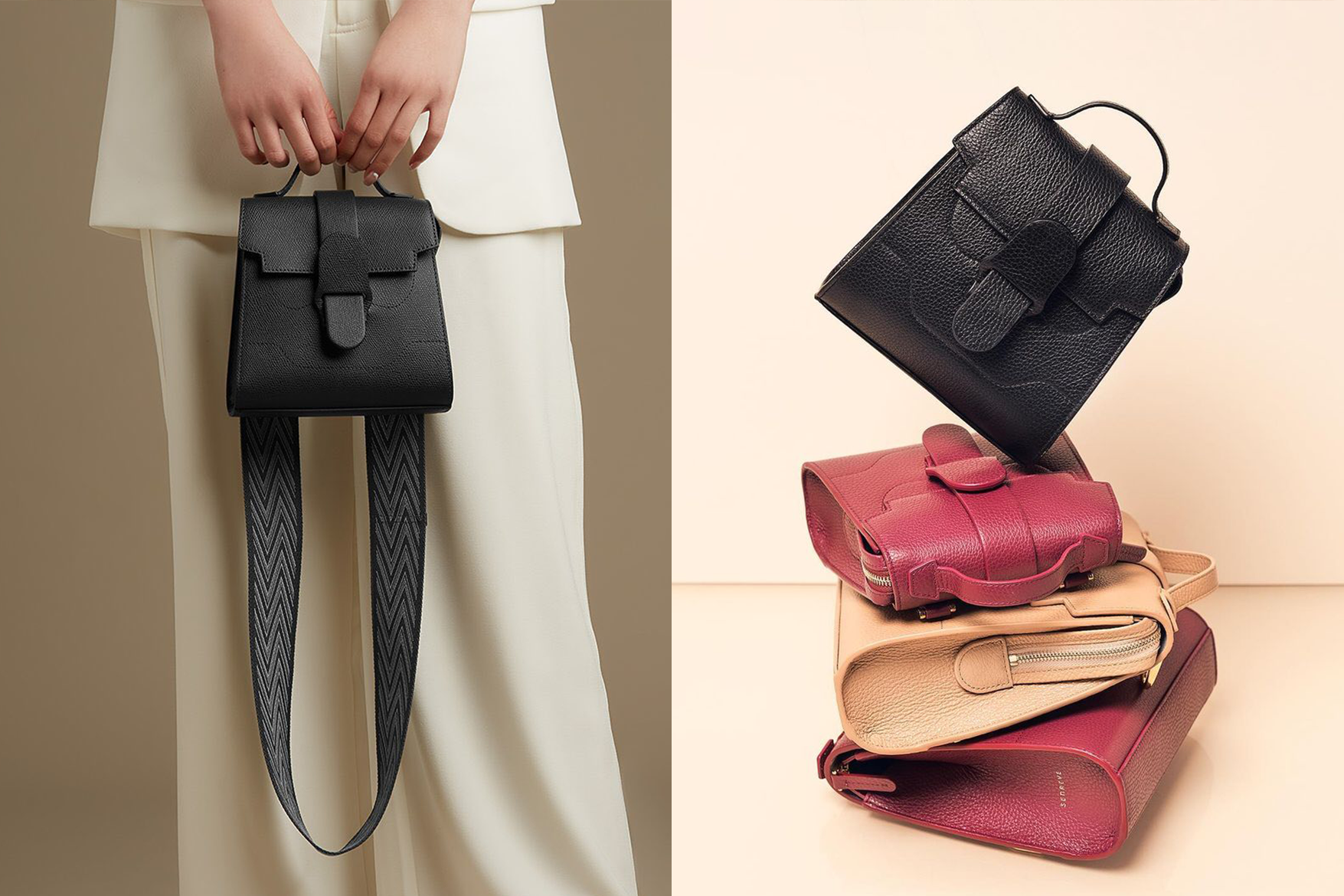 the bee club giveaway Senreve indie brand leather handbag Mini Alunna