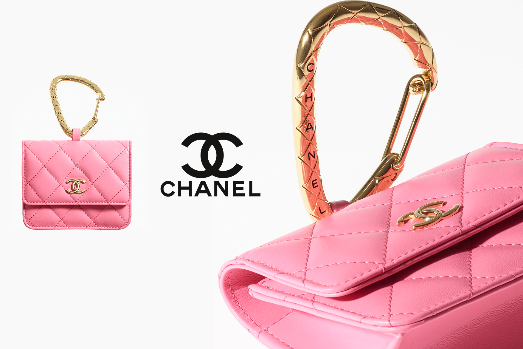 藏在小皮具區的遺珠：Chanel 這款卡套加入精緻珠寶鉤，散發出小巧可愛的優雅