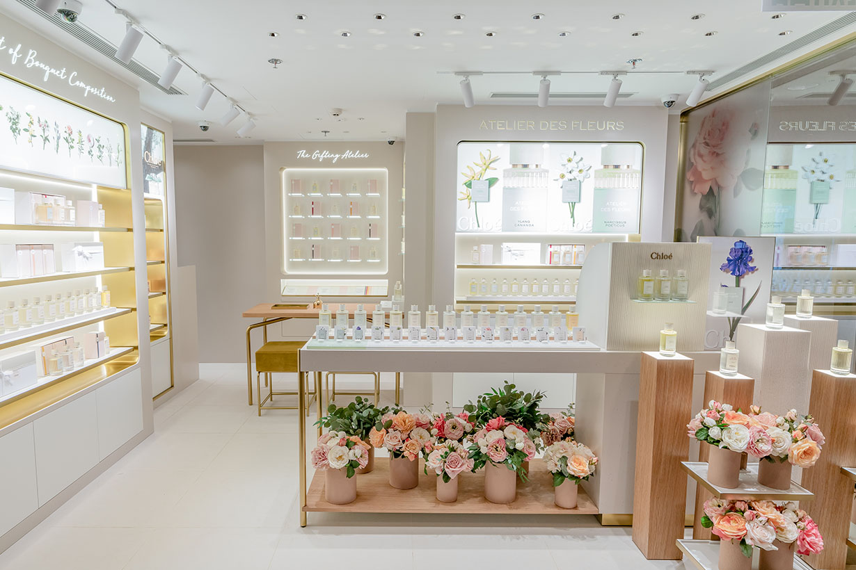 Chloe Atelier des Fleurs Store Hong Kong
