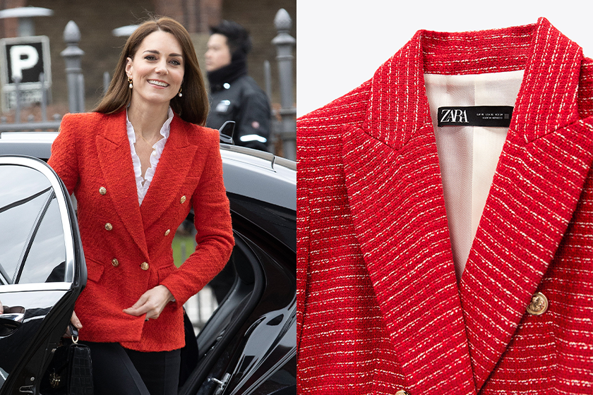 下一件熱賣單品？凱特王妃一穿上這件 Zara 外套就引起高度關注！