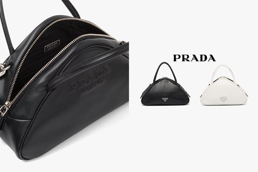 一顆名為 Prada 的三角飯糰，可愛的三角型手袋還藏有這個全新款式！