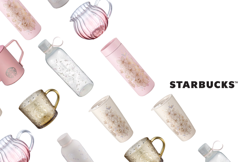 櫻花飄落：台灣 Starbucks 限定新品展現日式情懷，不鏽鋼杯、餐盒惹關注！