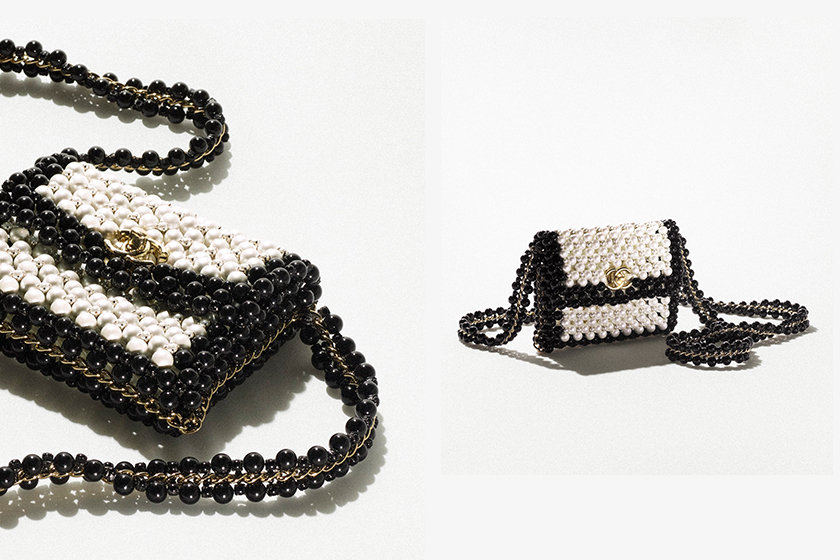 Chanel 2022 ss Pearls Handbags Small Evening Bag