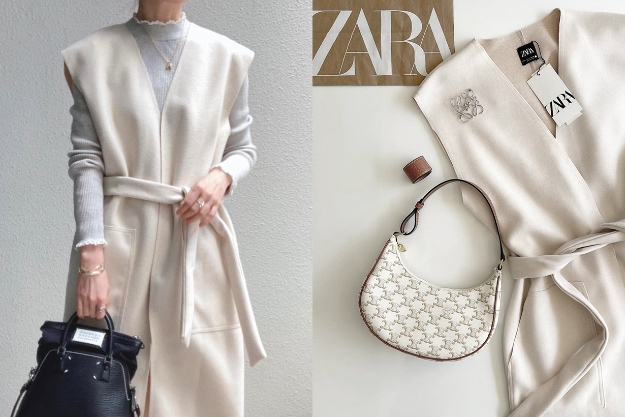 日本官網售罄：ZARA 繫帶背心，默默成為時髦女生的換季新寵！