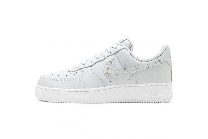 nike air force 1 pearl swoosh sneakers