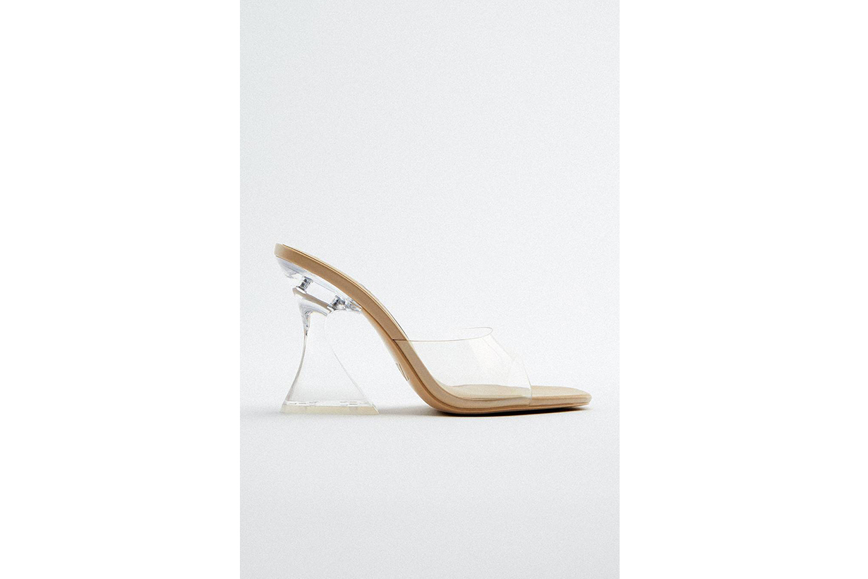 zara clear shoes 2022ss