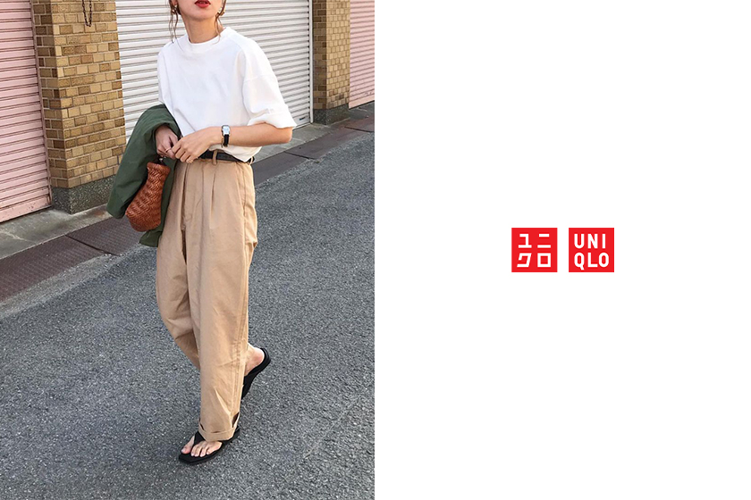 平價品牌罕見的高級感：Uniqlo 率性俐落的打褶寬褲，獲得日本女生一致好評！
