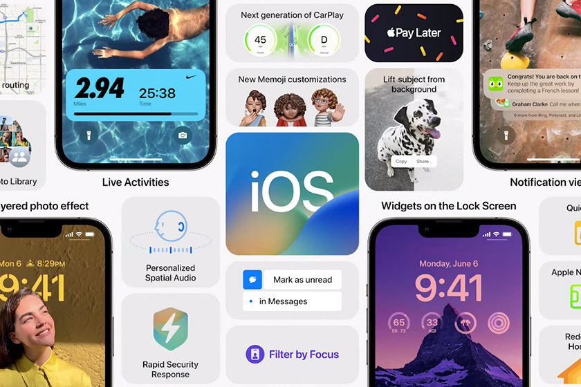 Apple WWDC 2022 iOS 16 New function