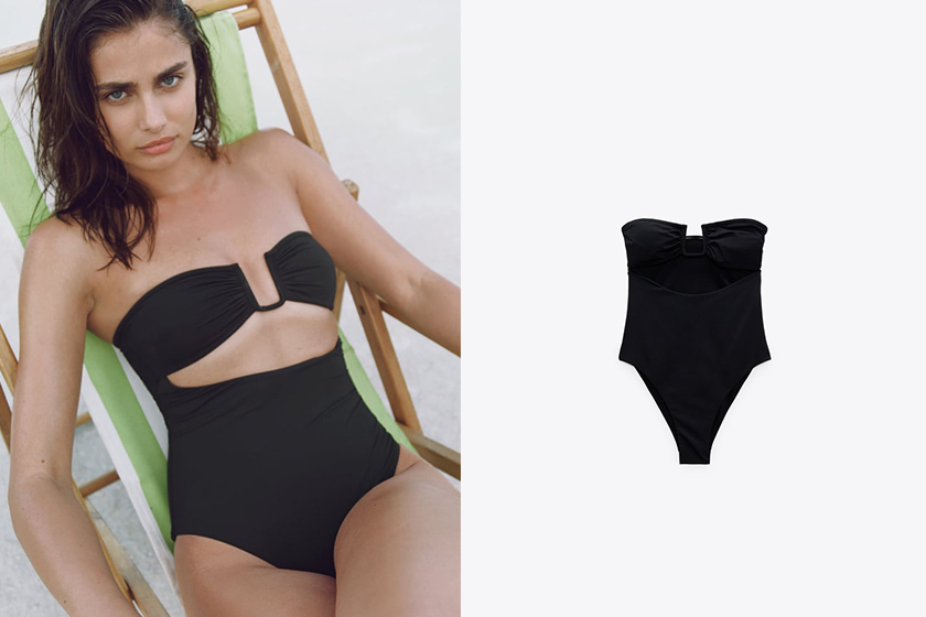 ZARA one piece swimsuit summer Outfit 2022