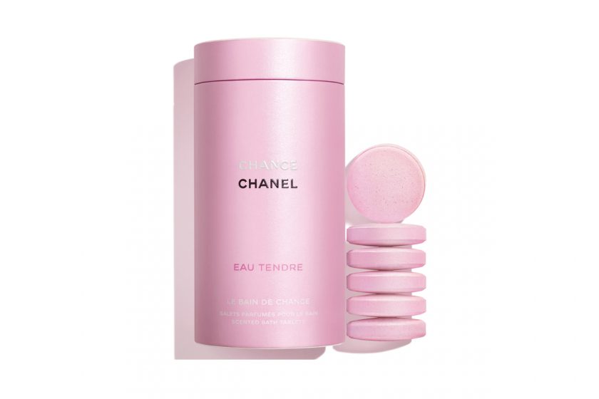 CHANEL Chance Eau Tendre bath limited pink bubble bomb 2022 comeback