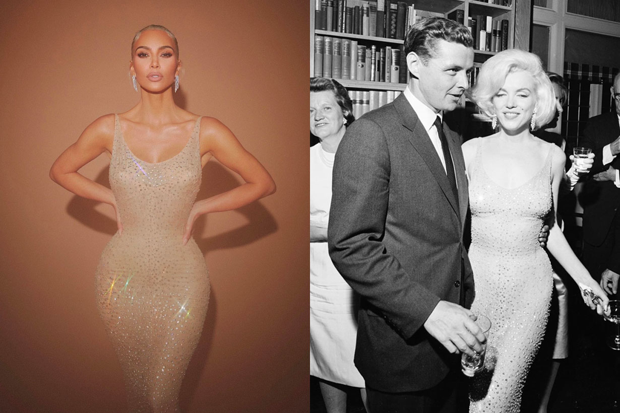 Kim Kardashian damaged Marilyn Monroe Happy Birthday Mr. President dress after Met Gala