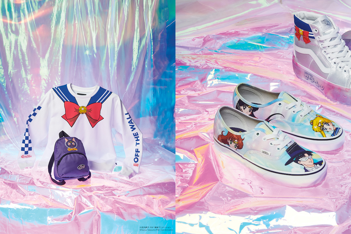 喚起每個人的少女心：Sailor Moon x Vans 聯名，還有可愛的 Luna 毛帽！