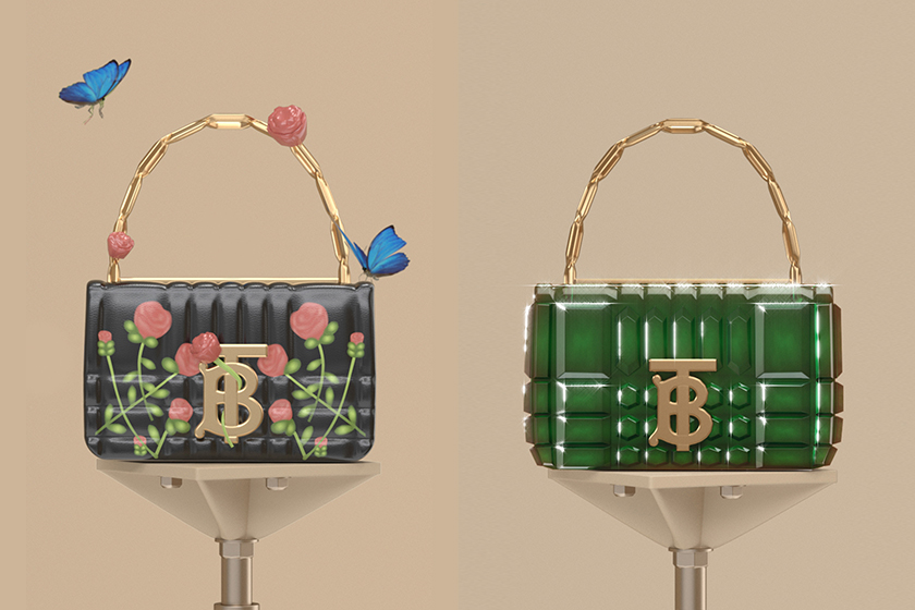 Burberry Roblox virtual handbags collection Lola bag