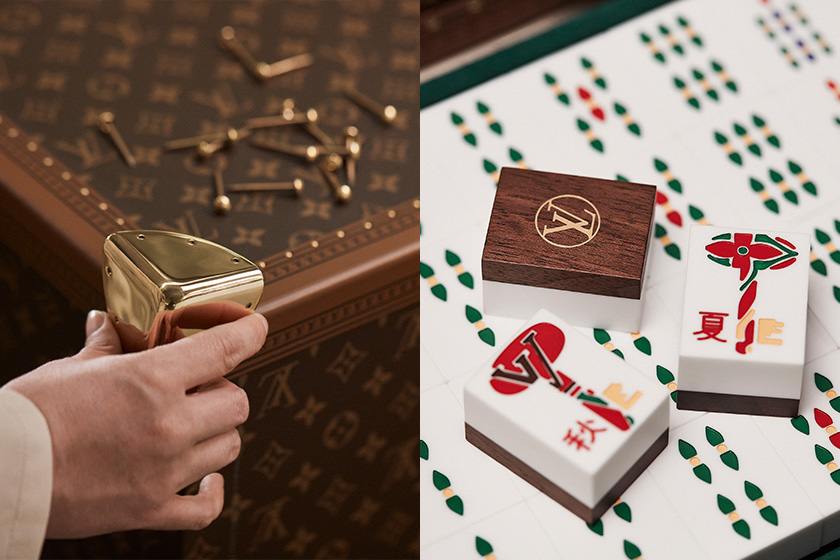 每格小抽屜打開都是驚喜！Louis Vuitton 最美麻將硬箱、辦公桌登場！