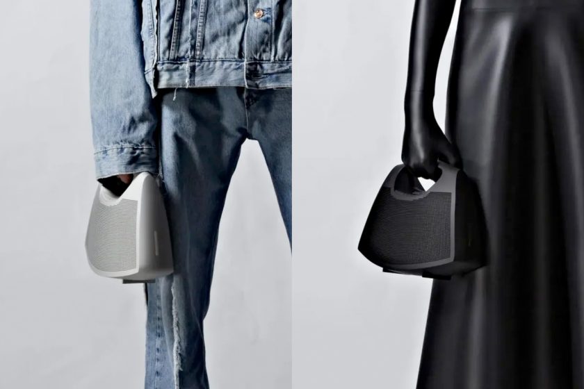 balenciaga couture Bang & Olufsen 51st speaker bag reveal detail