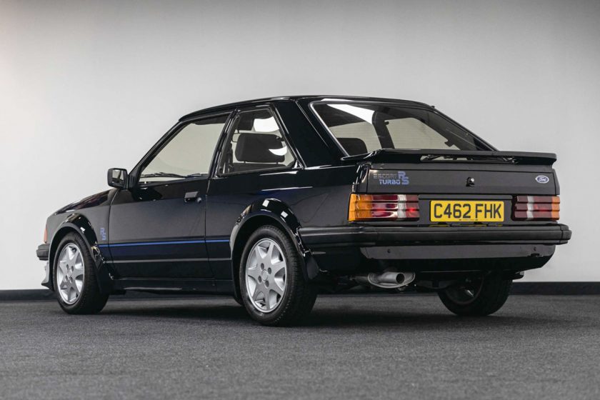 Princess Diana 1985 Ford Escort RS Turbo S1 Silverstone Auctions