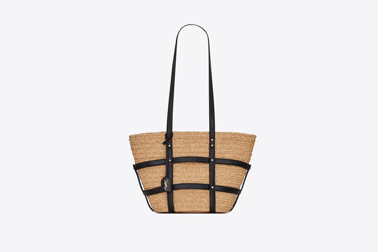 Saint Laurent Pannier handbags 2022 Straw bag