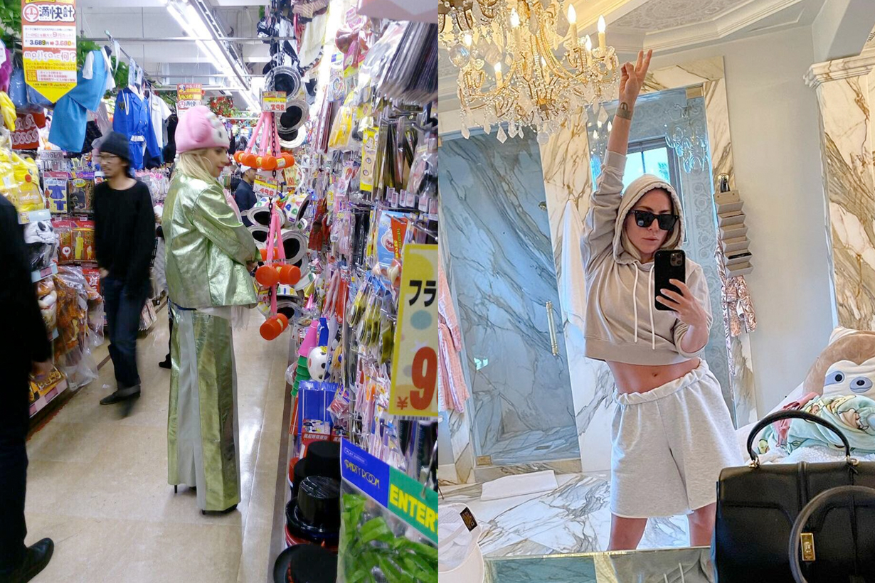 lady gaga mega donki shinuya japan shopping tour