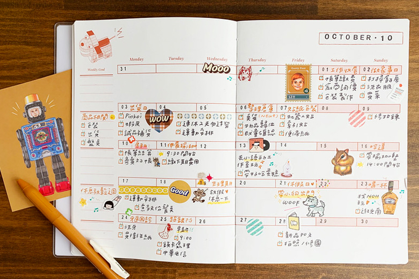 2023 planner notebook Pinkoi Diary 