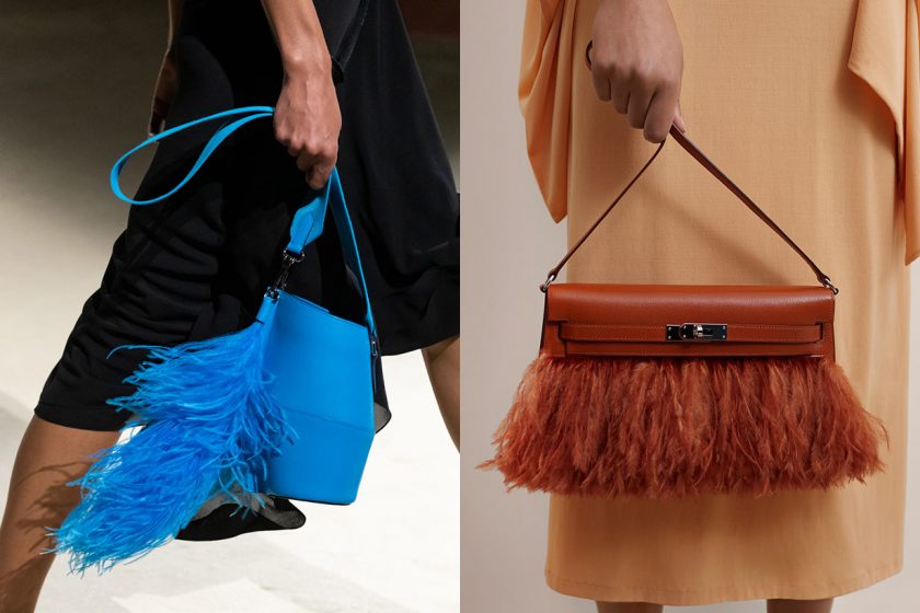 Hermès paris pfw Nadège Vanhee-Cybulski runway fahsion week detail bags