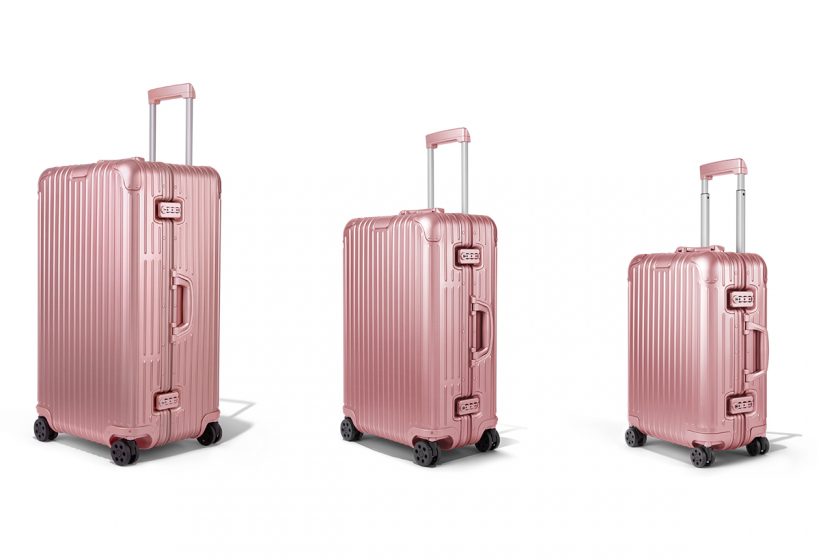 rimowa pink rose quartz luggage limited color taiwan taichung open