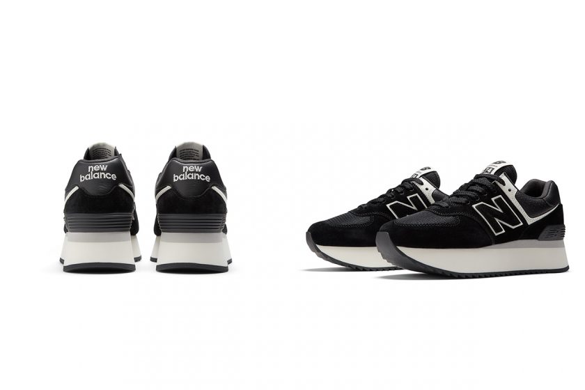 new balance 574+ platform midsole new sneakers
